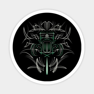 Hot Rod Pinstriping Magnet